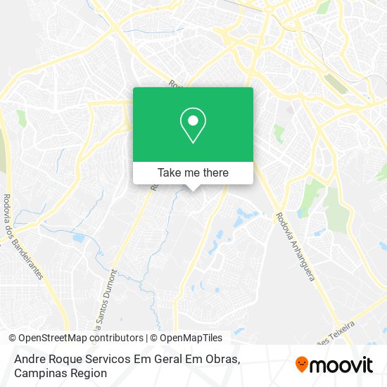 Mapa Andre Roque Servicos Em Geral Em Obras