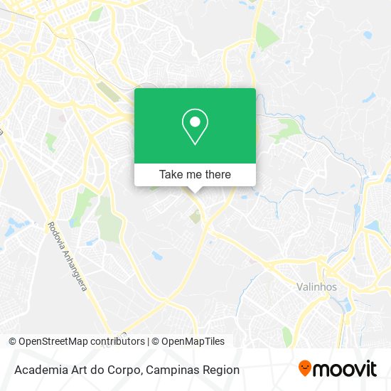 Academia Art do Corpo map