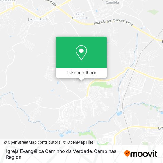 Igreja Evangélica Caminho da Verdade map