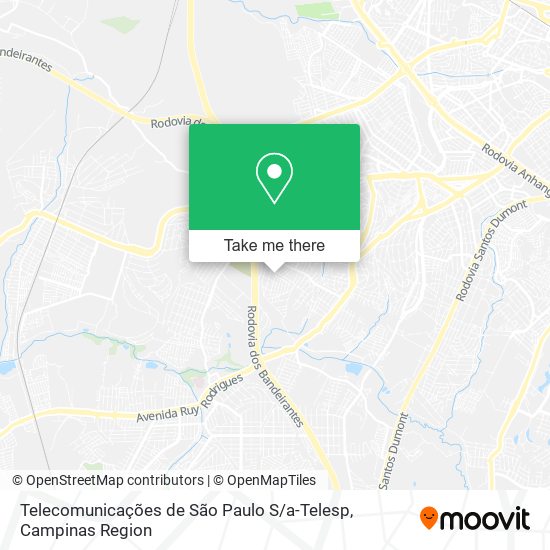 Telecomunicações de São Paulo S / a-Telesp map