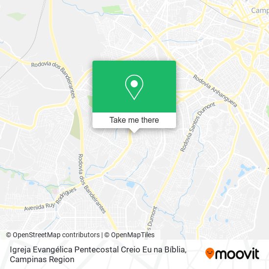 Igreja Evangélica Pentecostal Creio Eu na Bíblia map