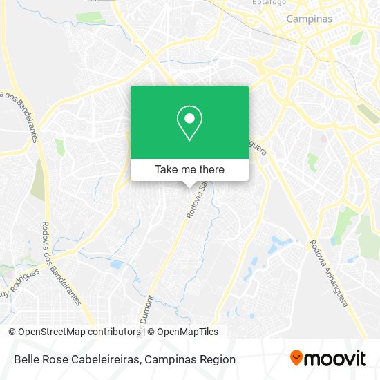 Belle Rose Cabeleireiras map