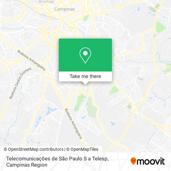 Mapa Telecomunicações de São Paulo S a Telesp