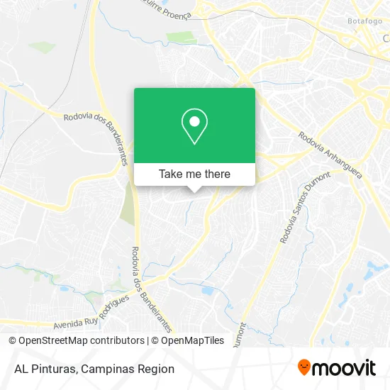 AL Pinturas map