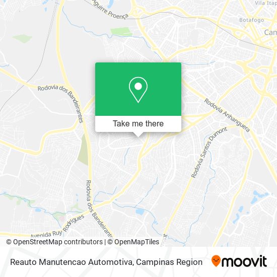 Mapa Reauto Manutencao Automotiva