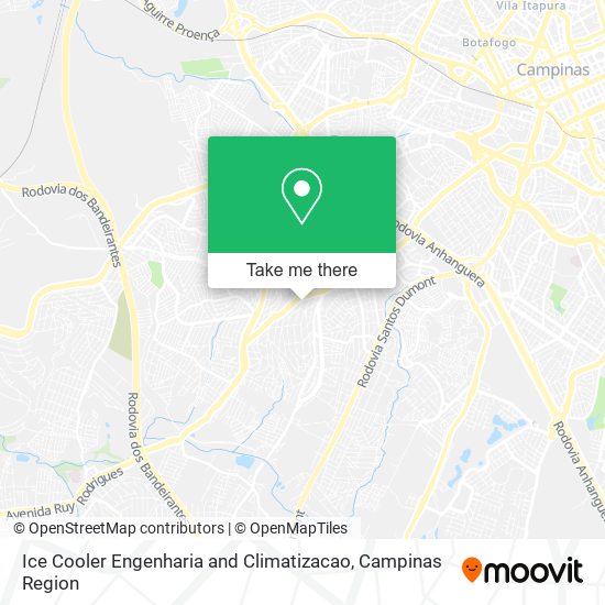 Mapa Ice Cooler Engenharia and Climatizacao