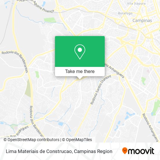 Mapa Lima Materiais de Construcao