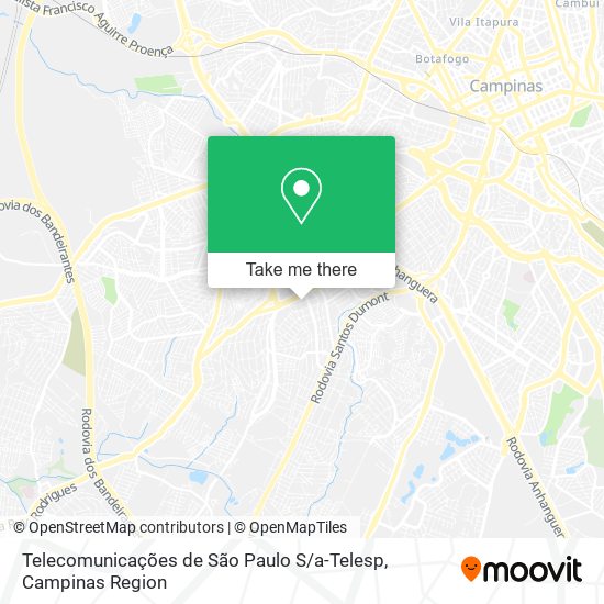 Telecomunicações de São Paulo S / a-Telesp map