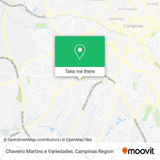 Mapa Chaveiro Martins e Variedades