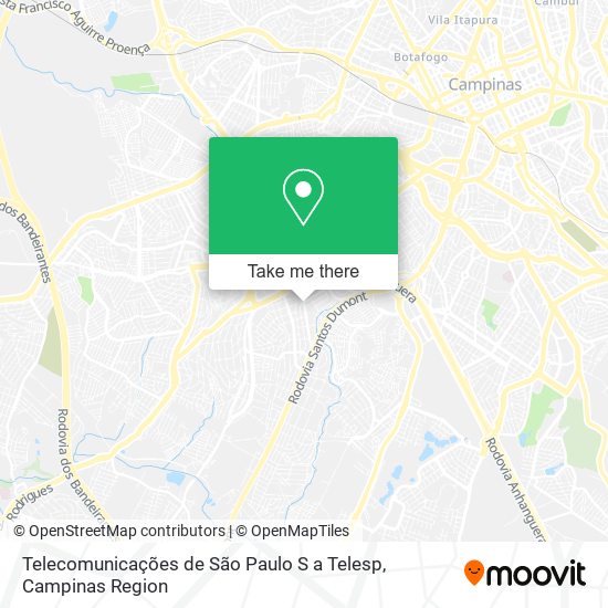 Telecomunicações de São Paulo S a Telesp map