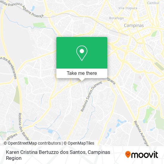 Karen Cristina Bertuzzo dos Santos map