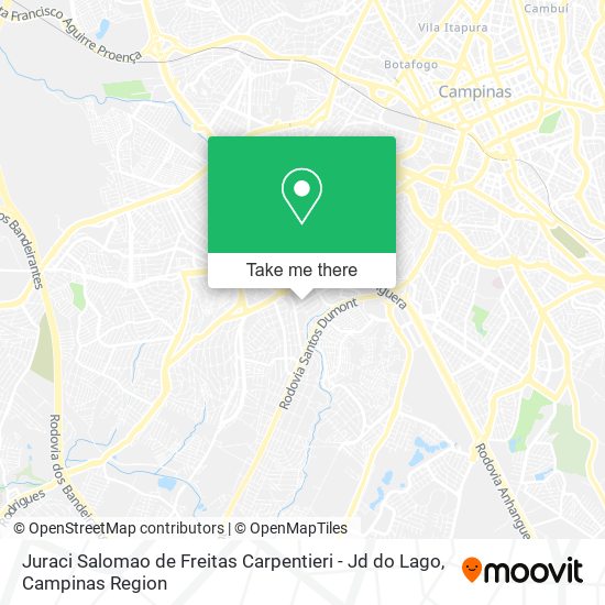 Juraci Salomao de Freitas Carpentieri - Jd do Lago map