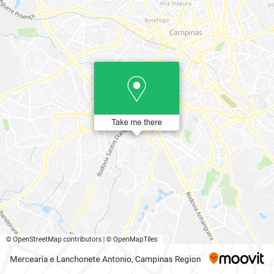 Mercearia e Lanchonete Antonio map
