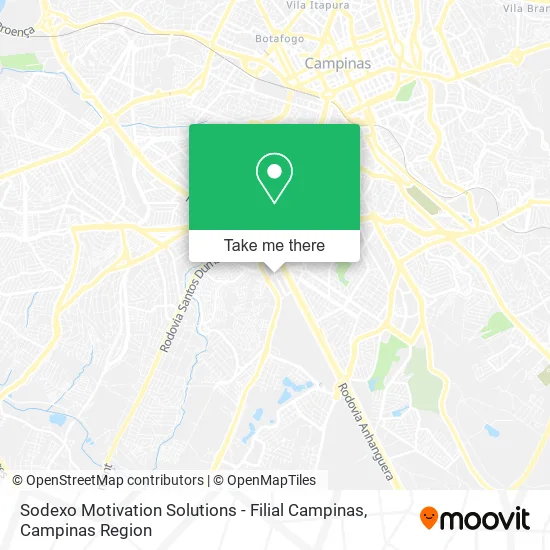 Sodexo Motivation Solutions - Filial Campinas map