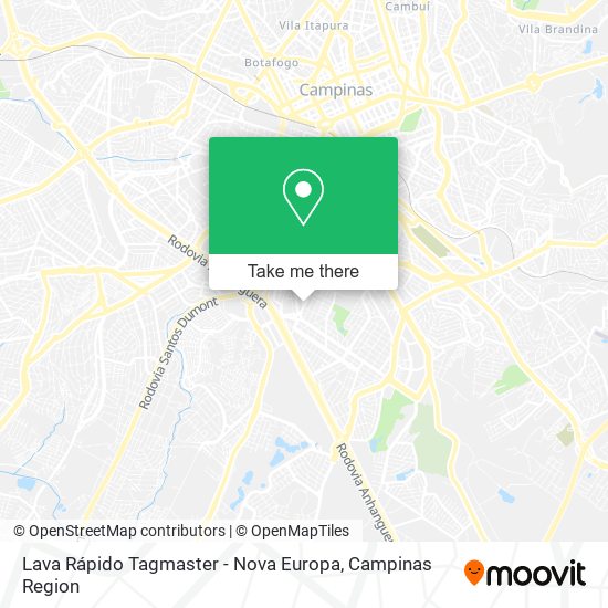 Lava Rápido Tagmaster - Nova Europa map