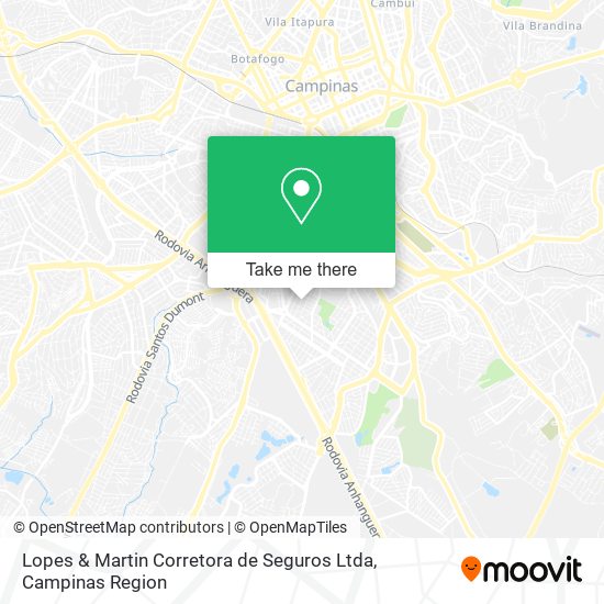 Mapa Lopes & Martin Corretora de Seguros Ltda