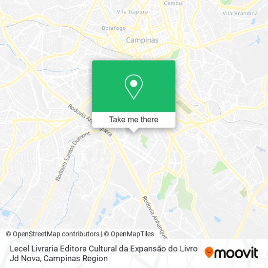 Mapa Lecel Livraria Editora Cultural da Expansão do Livro Jd Nova