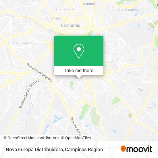 Nova Europa Distribuidora map