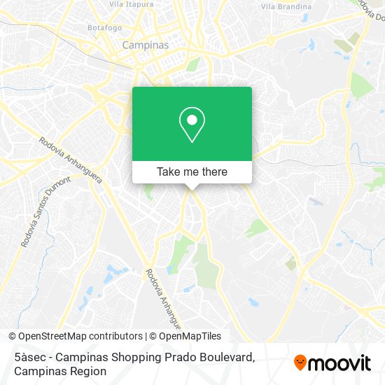 5àsec - Campinas Shopping Prado Boulevard map