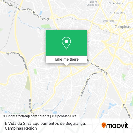 E Vida da Silva Equipamentos de Segurança map