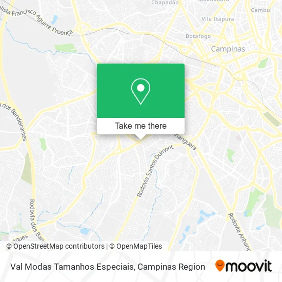 Val Modas Tamanhos Especiais map