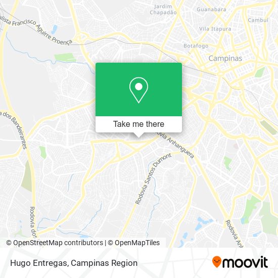 Mapa Hugo Entregas