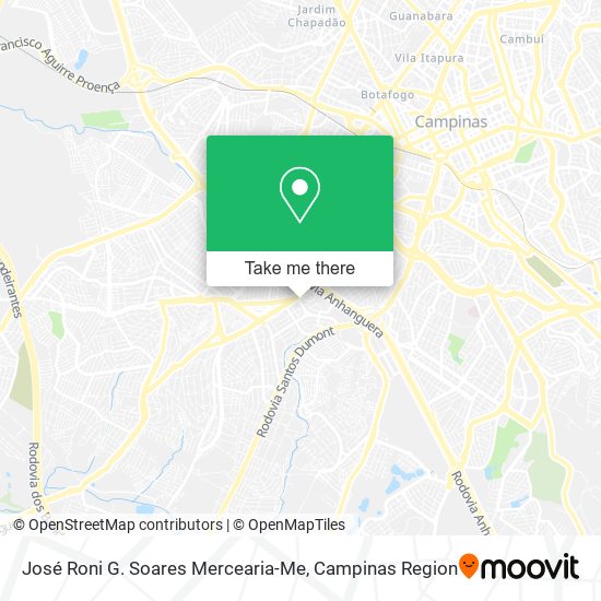 José Roni G. Soares Mercearia-Me map