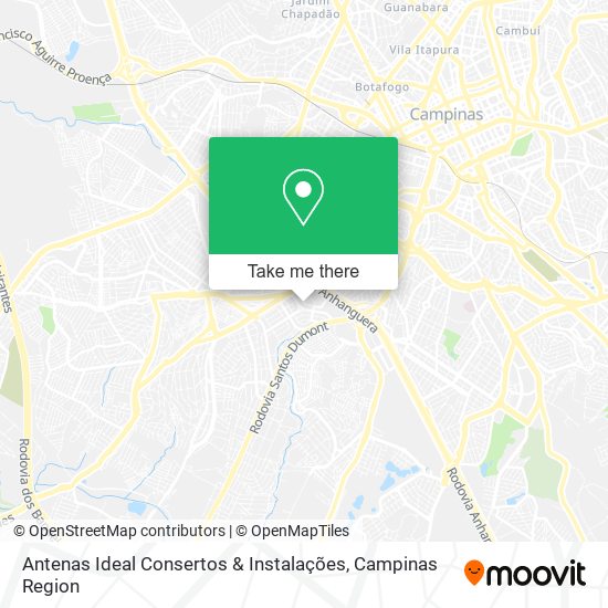 Mapa Antenas Ideal Consertos & Instalações