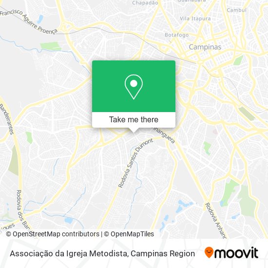Associação da Igreja Metodista map