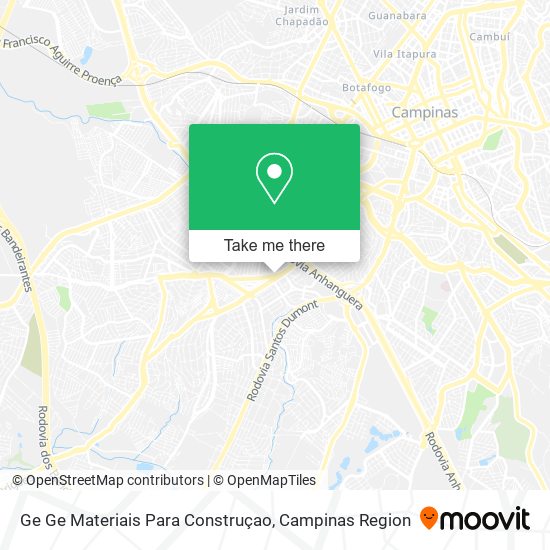 Mapa Ge Ge Materiais Para Construçao