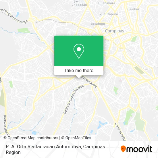 R. A. Orta Restauracao Automotiva map