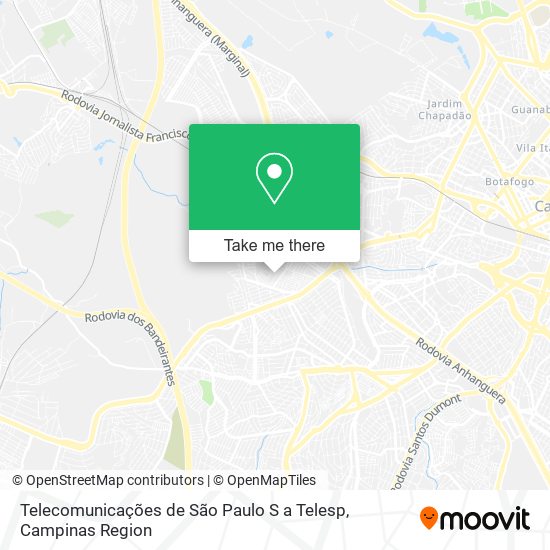 Telecomunicações de São Paulo S a Telesp map