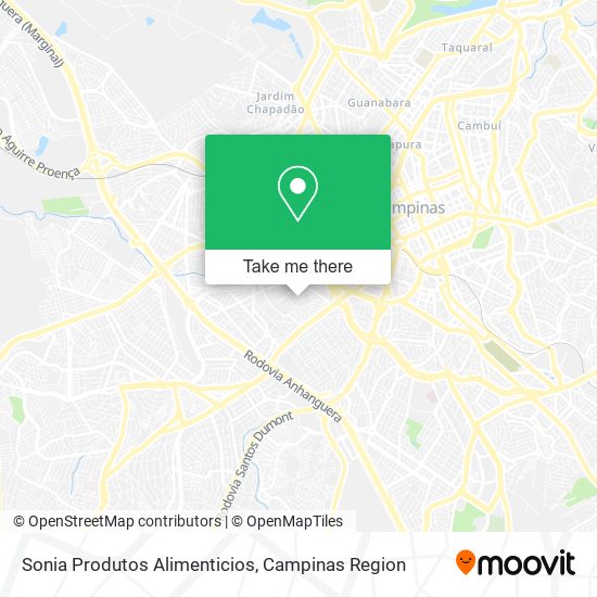 Sonia Produtos Alimenticios map