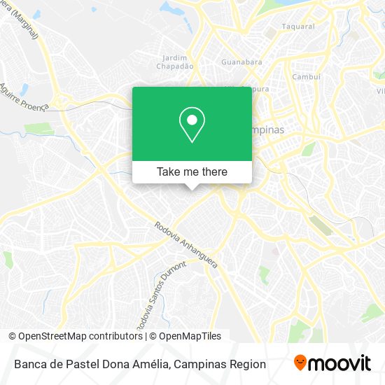 Mapa Banca de Pastel Dona Amélia