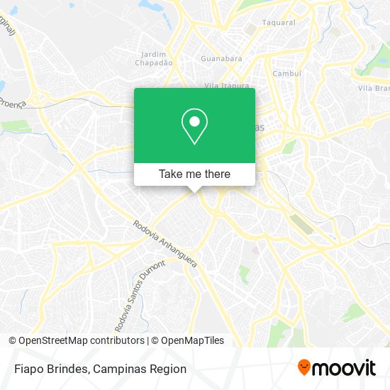 Fiapo Brindes map