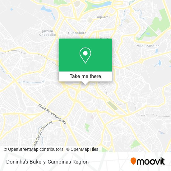 Mapa Doninha's Bakery