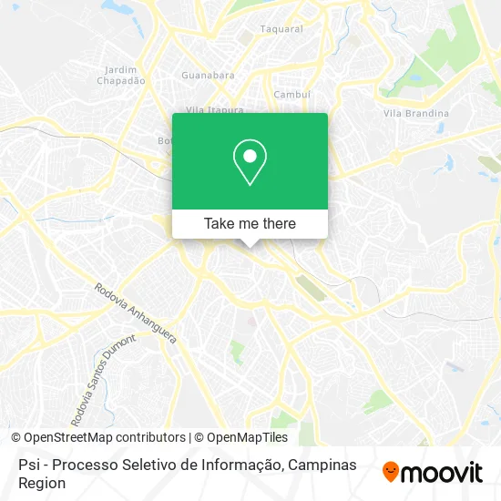 Psi - Processo Seletivo de Informação map