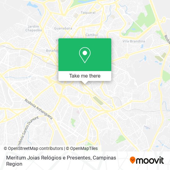 Mapa Meritum Joias Relógios e Presentes