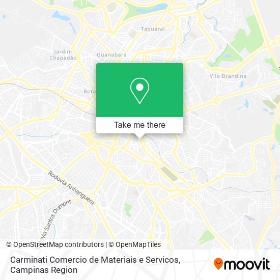 Carminati Comercio de Materiais e Servicos map