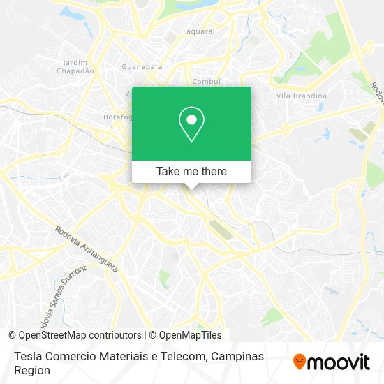 Tesla Comercio Materiais e Telecom map