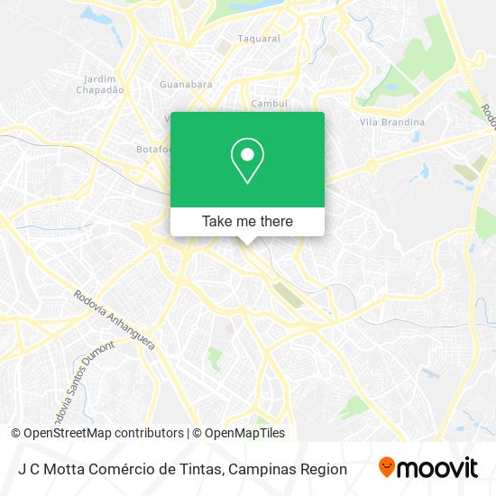 J C Motta Comércio de Tintas map