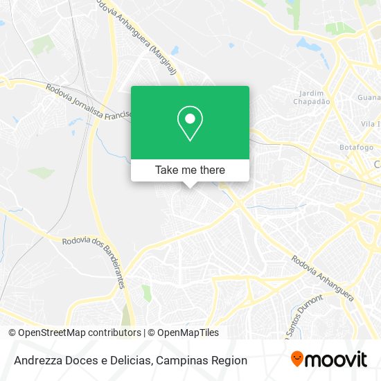 Mapa Andrezza Doces e Delicias