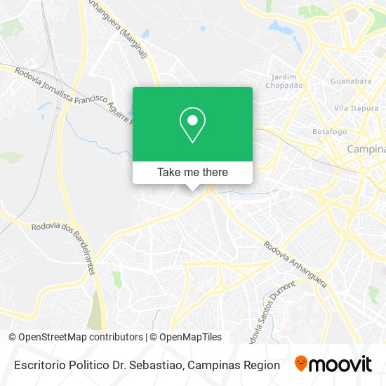 Escritorio Politico Dr. Sebastiao map