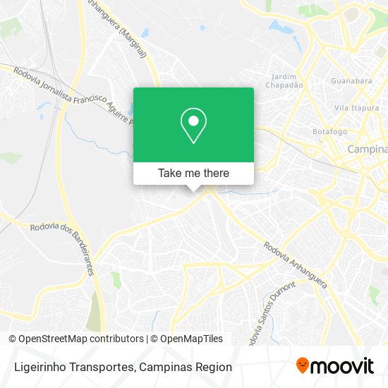Ligeirinho Transportes map