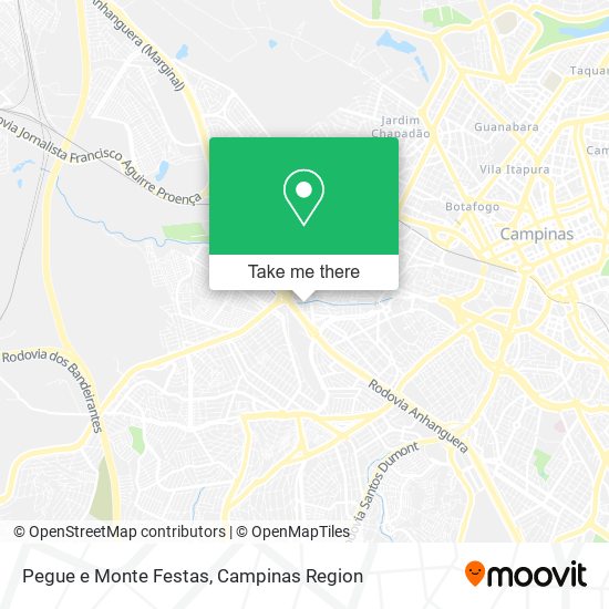 Pegue e Monte Festas map