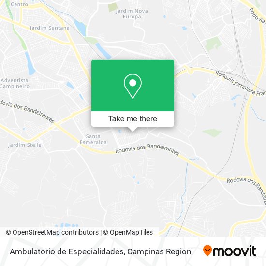 Ambulatorio de Especialidades map