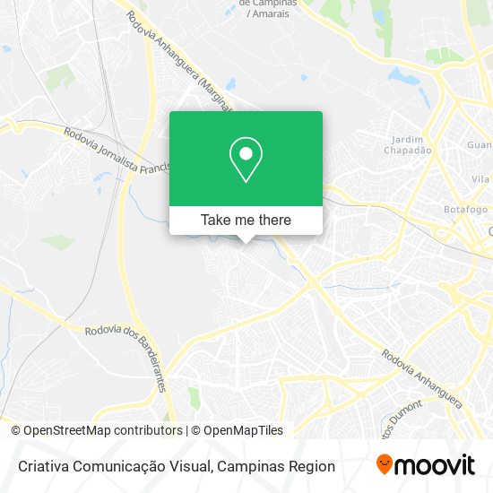 Criativa Comunicação Visual map