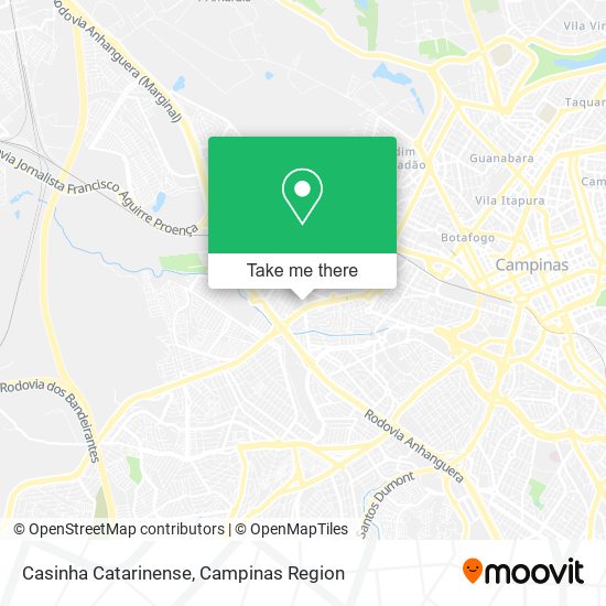 Casinha Catarinense map