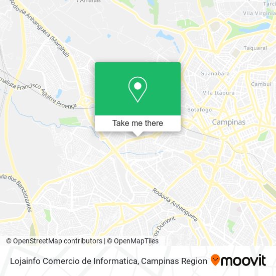 Mapa Lojainfo Comercio de Informatica