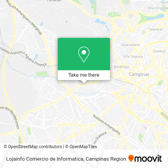 Lojainfo Comercio de Informatica map